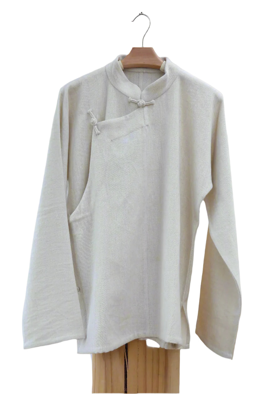 White Tibetan Shirt