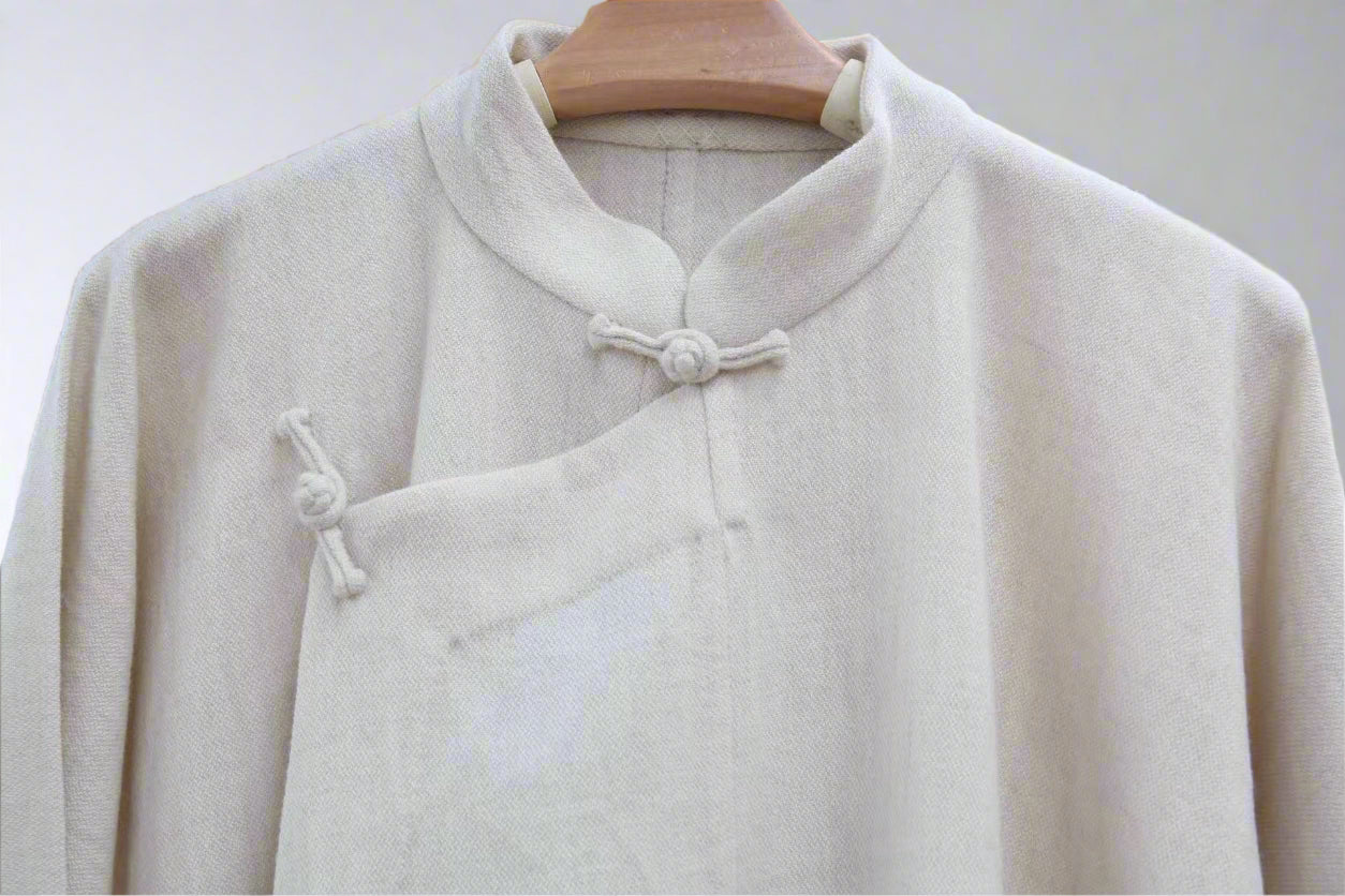 White Tibetan Shirt
